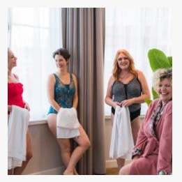 ProudBreast Qups in comfort to the sauna